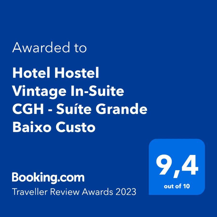 Cama Queen Mega Suite - 10 Min Metro E Aeroporto Cgh Сан-Паулу Екстер'єр фото